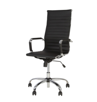 Кресло Новый Стиль Slim HB Tilt CHR68 Серый (ECO 70)