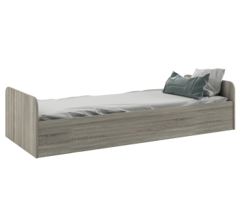 Ліжко дитяче Світ меблів односпальне Савана 190x80 Сірий (Дуб крафт)
