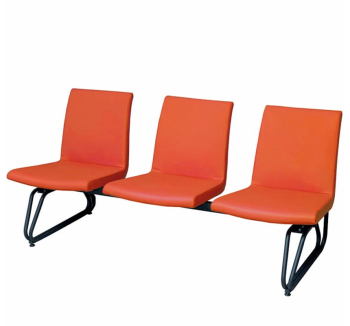 Кресло секционное Премьера Тоскана 3-местное Оранжевый (Alyaska 60) фото-1