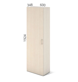 Шкаф гардероб M-Concept Серия Сенс S5.31.19 60x34x192 Серый (Антрацит) фото-2