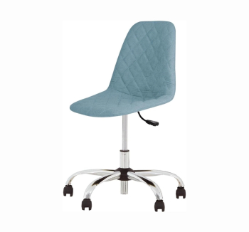 Кресло Новый Стиль Liya GTS CHR61 Синий (SORO 34) фото-1