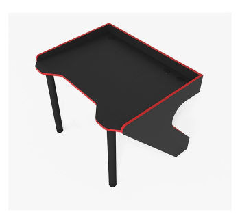 Стол геймерский ZEUS Geroy-2 110x84 Черный (Черный Красный)