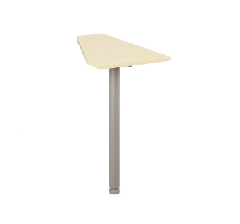 Стол приставной M-Concept Серия Прайм P1.56.08 45x80 Белый (Белый) фото-1