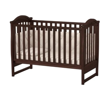Ліжко для немовлят Верес ЛД3 03.3.1.1 з маятником та шухлядою 40.2.1 120x60 Коричневий (Горіх) фото-2