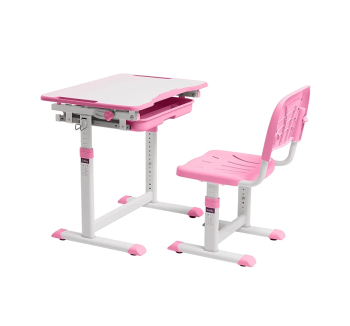 Комплект FunDesk Sorpresa парта+стілець Рожевий (Рожевий) фото-1