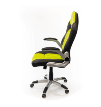 Кресло геймерское АКЛАС Форсаж 8 PL GTR TILT Зеленый (PU-черный/салатовый) фото-2