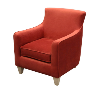 Кресло MegaStyle Wendis 74.5x83 Красный (Мальмо Bordo 63 Натуральный) фото-1