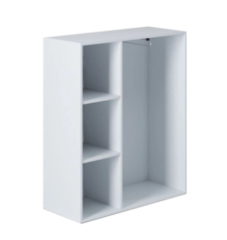Шкаф гардероб M-Concept Серия Рэй R5.00.11 90x38x107 Серый (Серый) фото-1