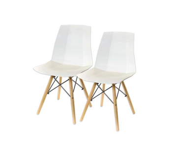 Комплект стульев АКЛАС Бри EX 2 шт Белый (Белый) фото-1