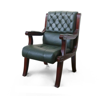 Кресло конференционное Диал Сорренто Зеленый (Темно-зеленый Палисандр) фото-1