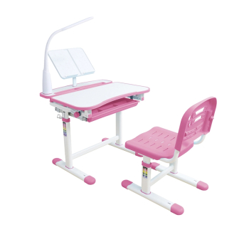Комплект FunDesk Kids Furniture Sorriso парта+стілець Рожевий (Рожевий) фото-1