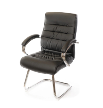 Кресло конференционное АКЛАС Камиль CH CF Коричневый (PU-темно-коричневый) фото-1