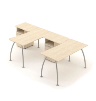 Комплект столов M-Concept Серия Техно-Плюс 30 Коричневый (Орех стандарт) фото-2