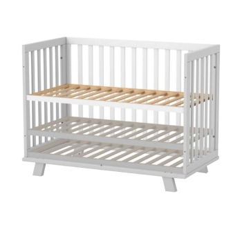 Ліжко для немовлят Верес Манхеттен ЛД1 1.1.70.32 120x60 Білий (Білий/Буковий) фото-2