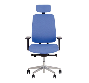Кресло Новый Стиль ABSOLUTE R HR BLACK EQA AL70 Синий (CN-210) фото-2