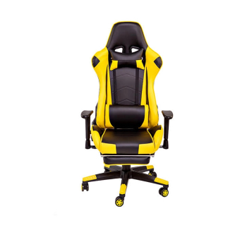 Кресло геймерское GoodWin Drive Желтый (Черный/Желтый PU) фото-2
