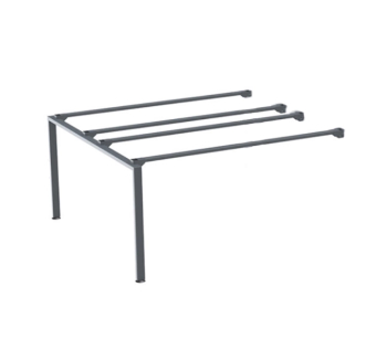 Основание стола Salita Серия Промо T 29/106+L1600 Серый (Графит) фото-1