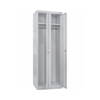 Шкаф гардероб УХЛ-МАШ ШО-300/2 60x50x180 Серый (RAL 7035) фото-2