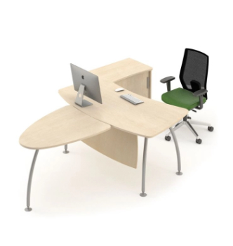 Стол приставной M-Concept Серия Техно-Плюс T1.16.10 100x75 Красный (Яблоня Локарно) фото-2