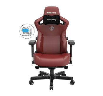 Кресло геймерское Anda Seat Kaiser 3 L Красный (Maroon) фото-2