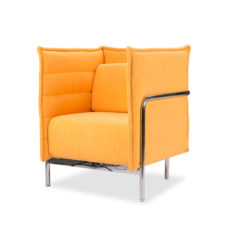Кресло DLS Альт-1-КС 84x85 Оранжевый (QUEENS orange) фото-1